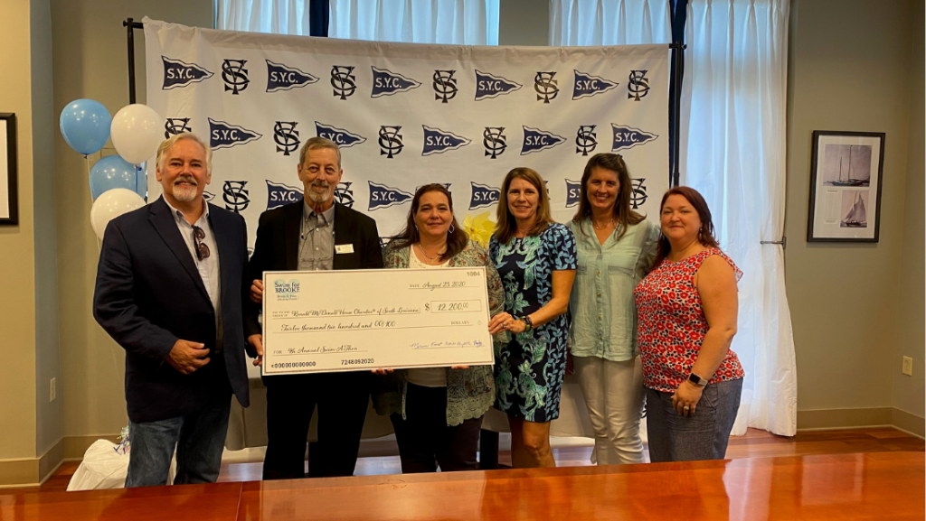 Brooke Posey Swimathon Check presentation